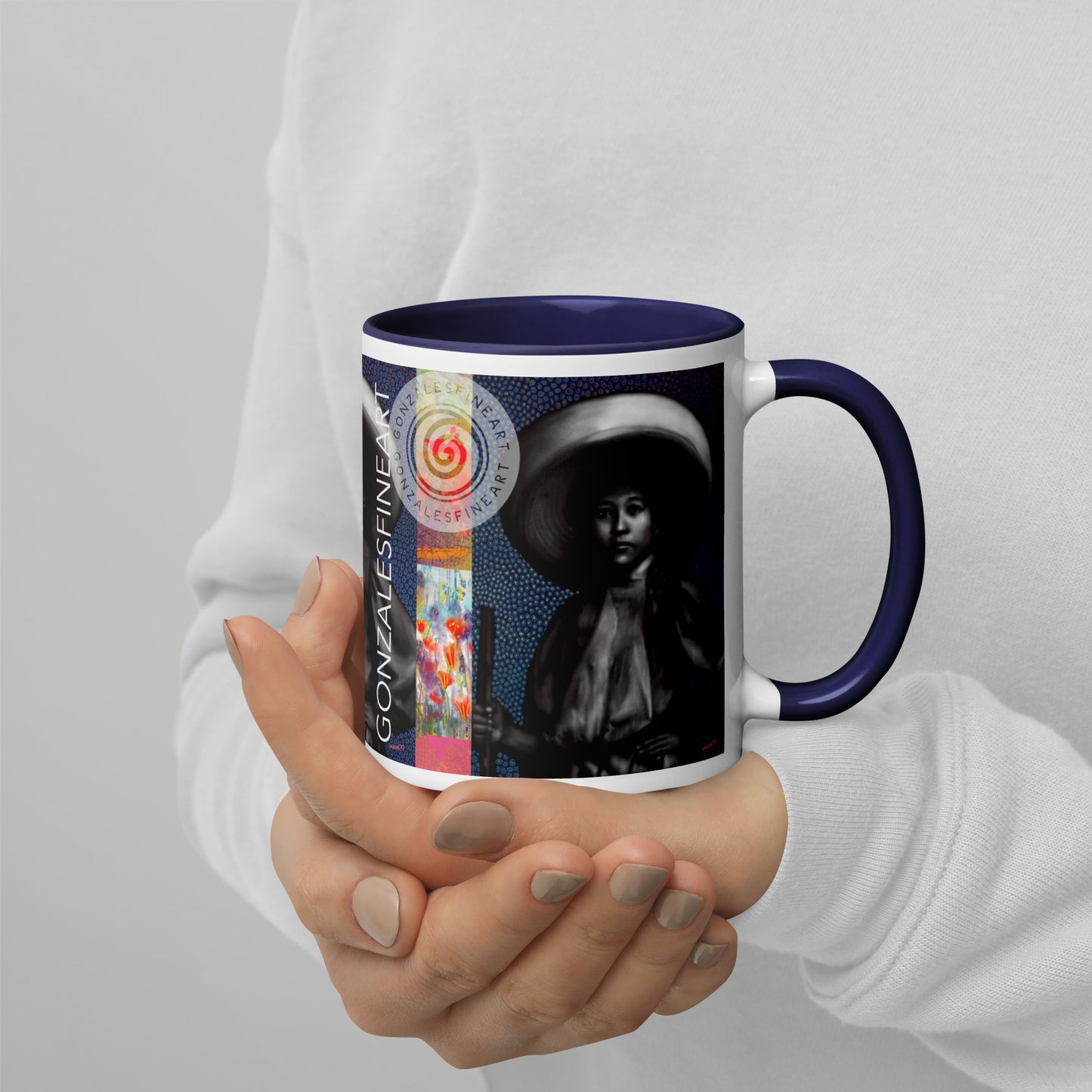 La Adelita Mug with Color Inside