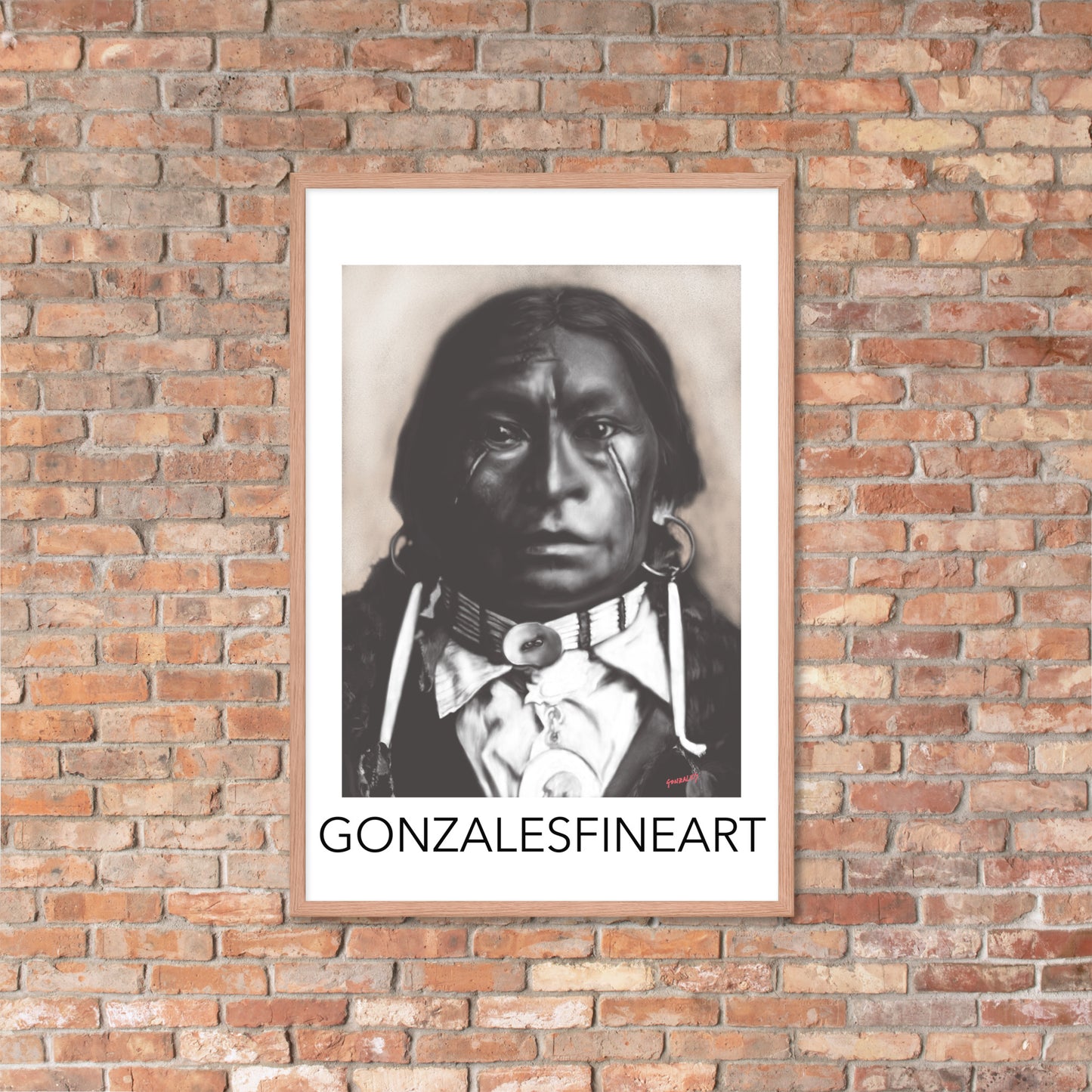 James Garfield Velarde Framed poster