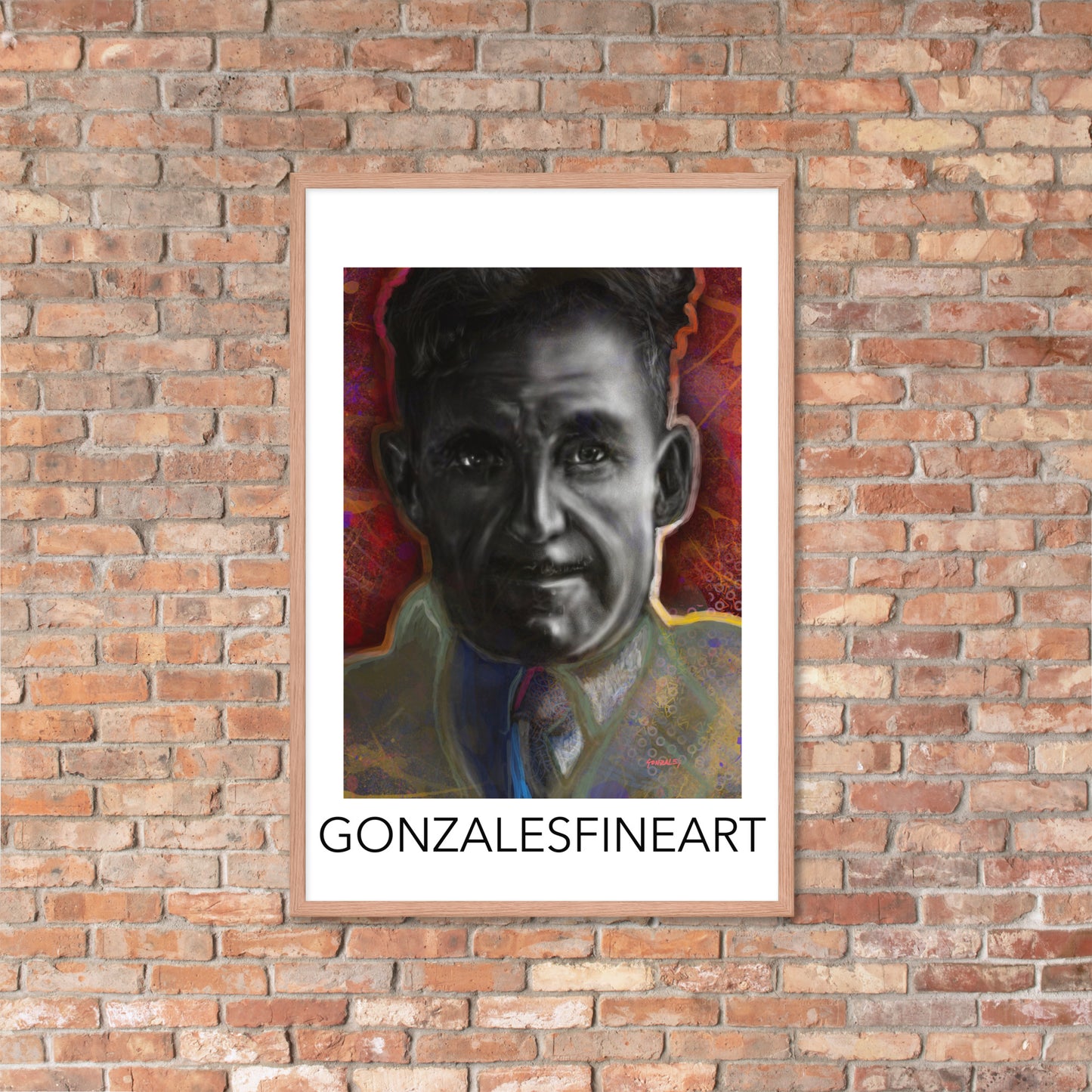 Orwell Framed poster