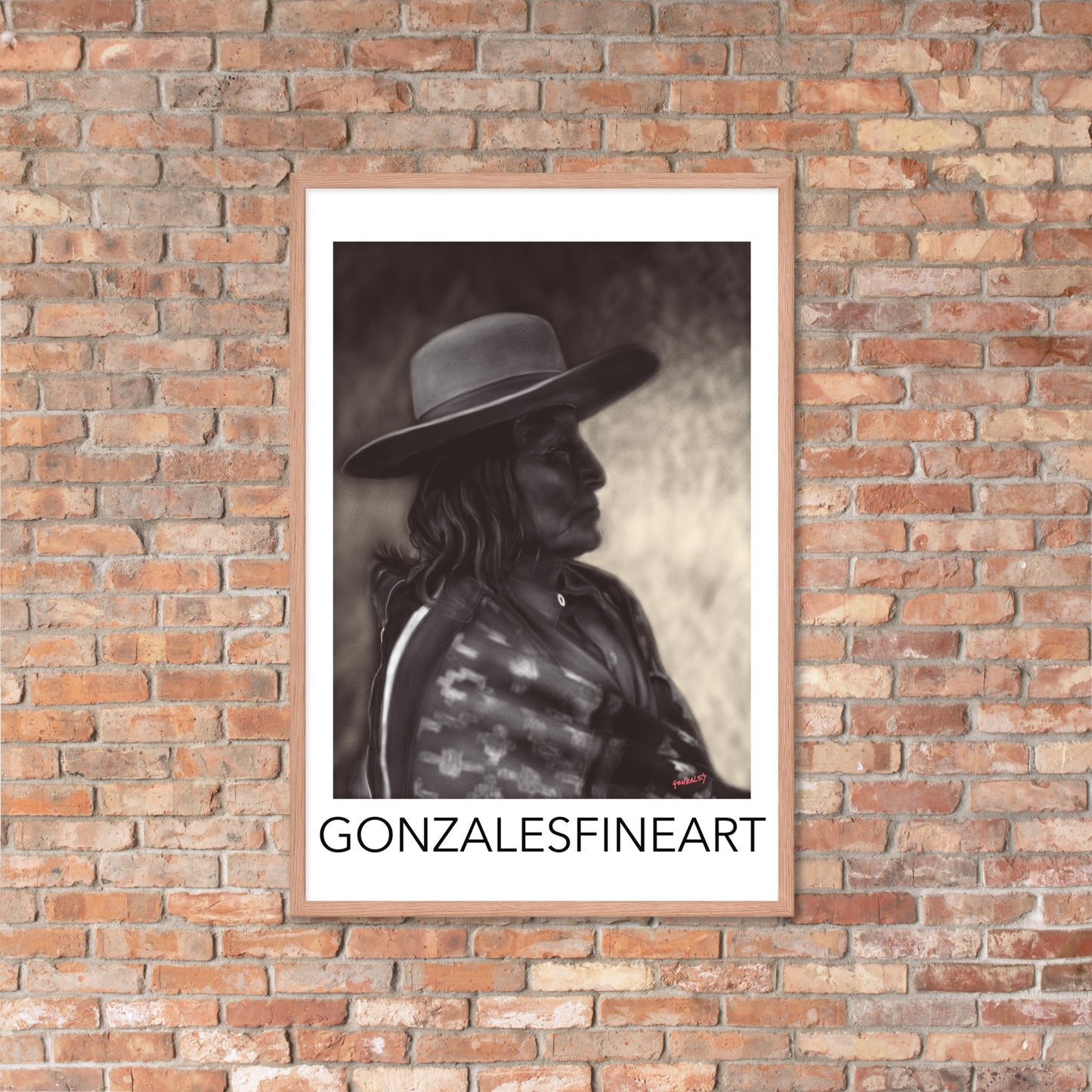 Wa Nik Noote, Nez Perce Man Framed poster