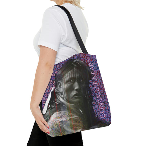 White Belly Tote Bag