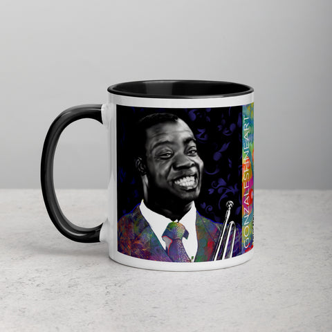 Louis Armstrong Mug with Color Inside