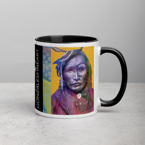 Iron White Man Mug with Color Inside