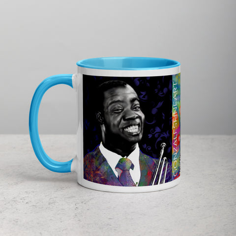 Louis Armstrong Mug with Color Inside