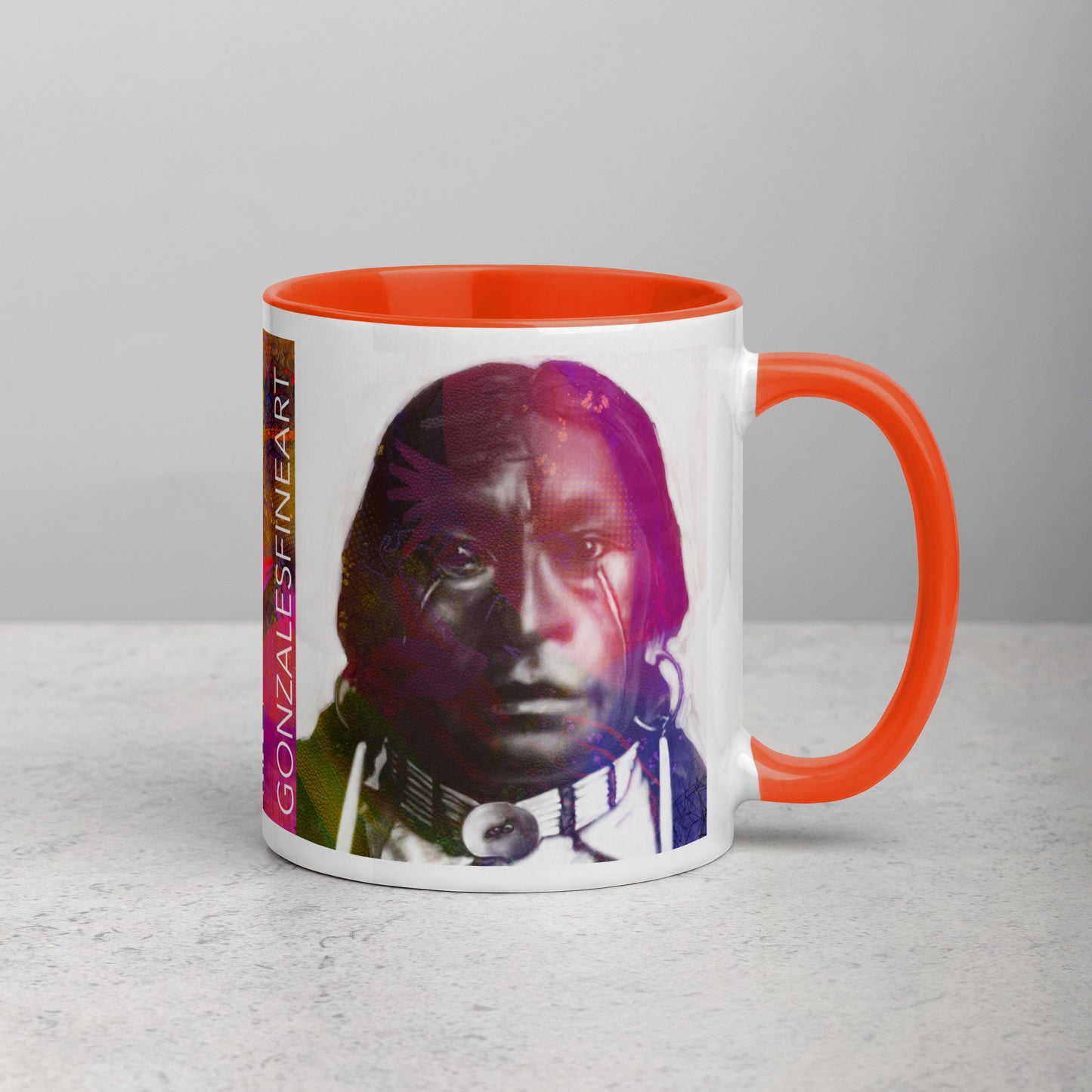 James Garfield Velarde Mug with Color Inside