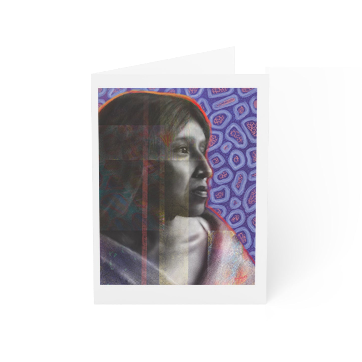 Cahuilla Woman Greeting Cards (1, 10, 30, and 50pcs)