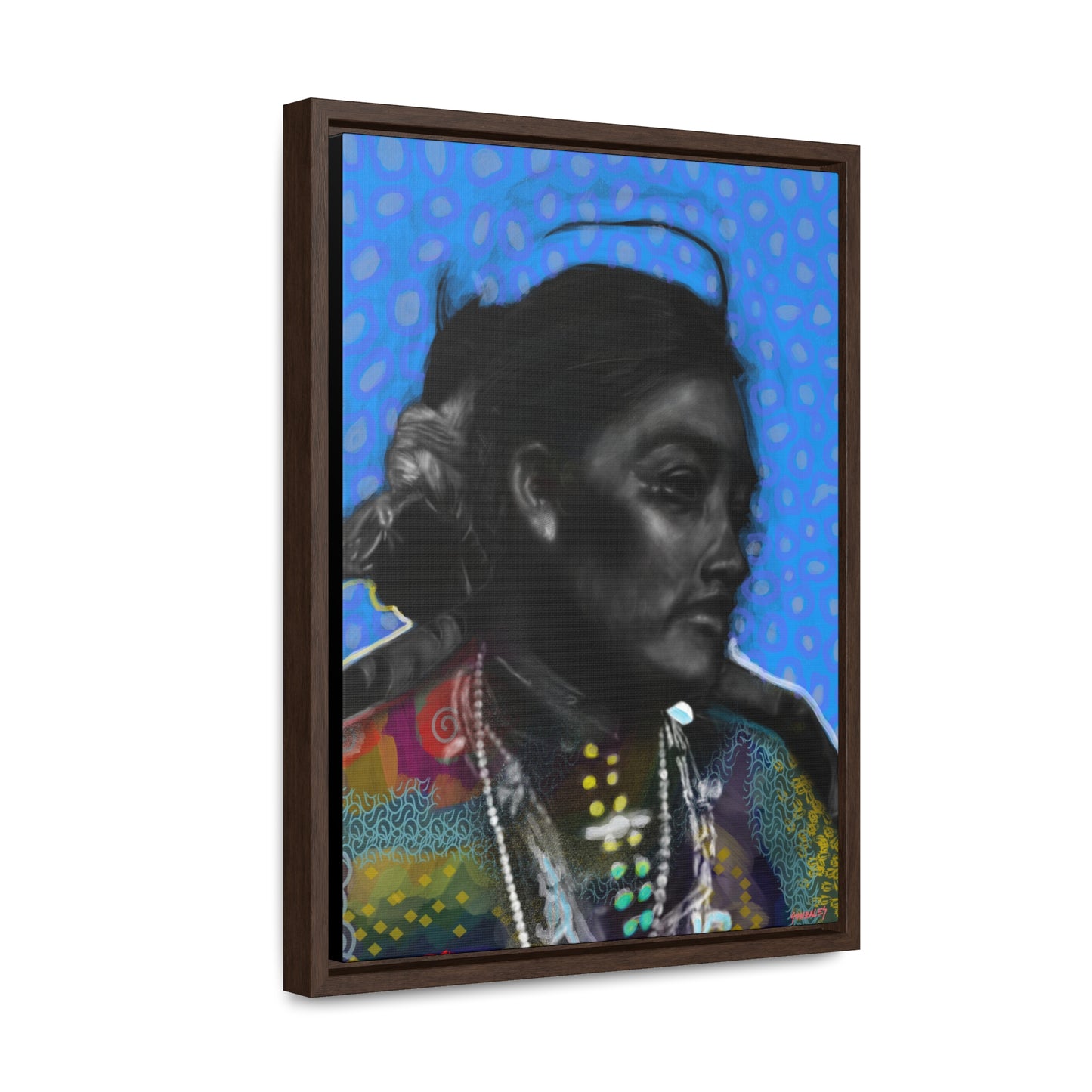 Zonie Navajo - Gallery Canvas Wraps, Vertical Frame