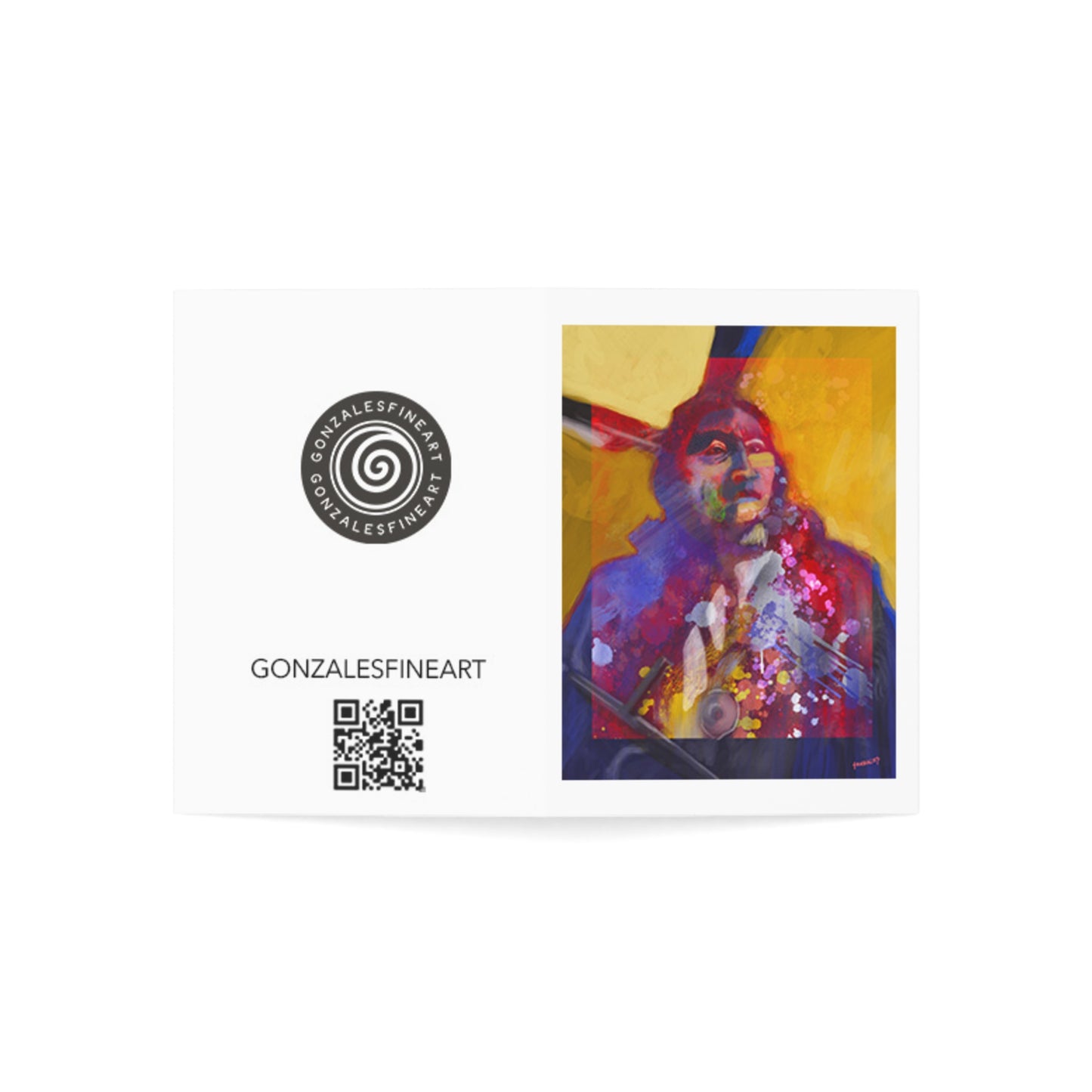 Chief Wolf Robe Greeting Cards (1, 10, 30, and 50pcs)