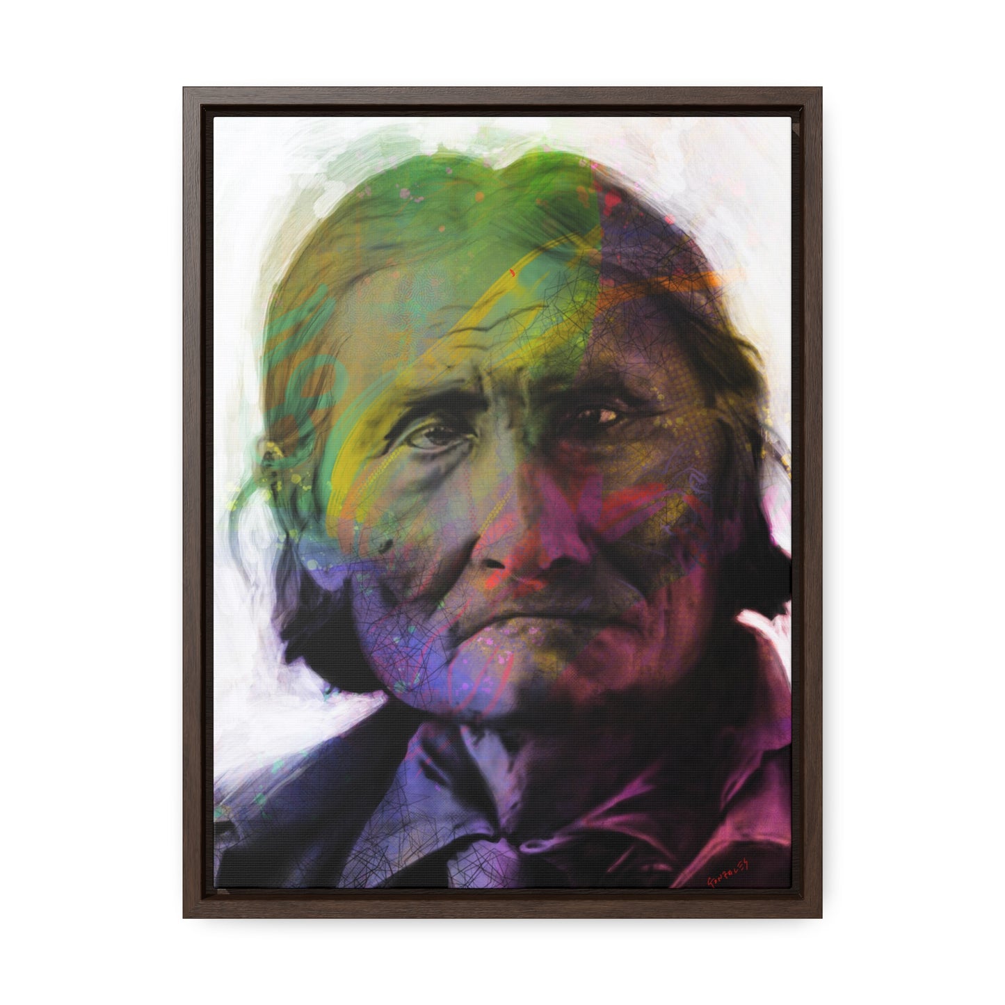 Geronimo - Gallery Canvas Wraps, Vertical Frame