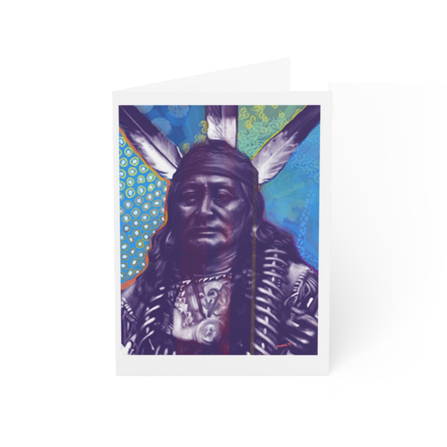 Rushing Eagle Greeting Cards (1, 10, 30, and 50pcs)