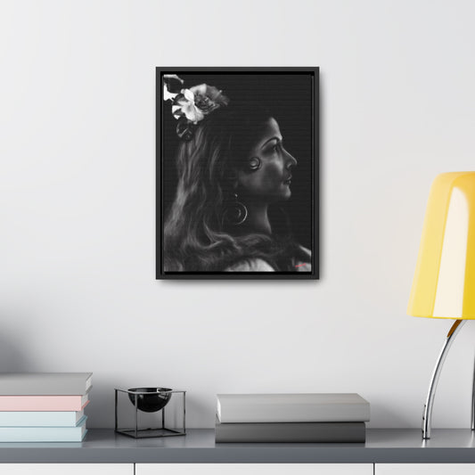 Carmen Amaya Profile - Gallery Canvas Wraps, Vertical Frame