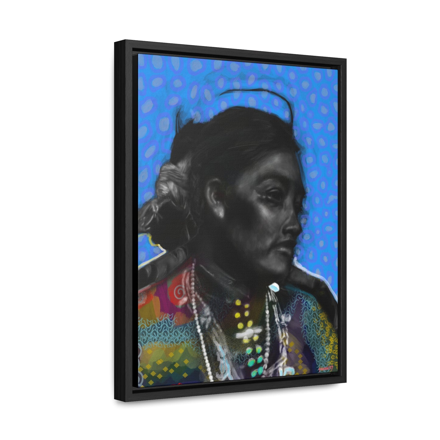 Zonie Navajo - Gallery Canvas Wraps, Vertical Frame