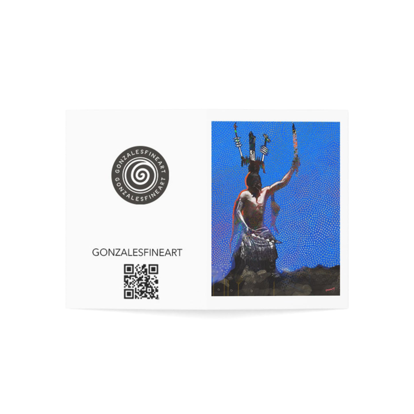 Mescalero Crown Dancer Greeting Cards (1, 10, 30, and 50pcs)