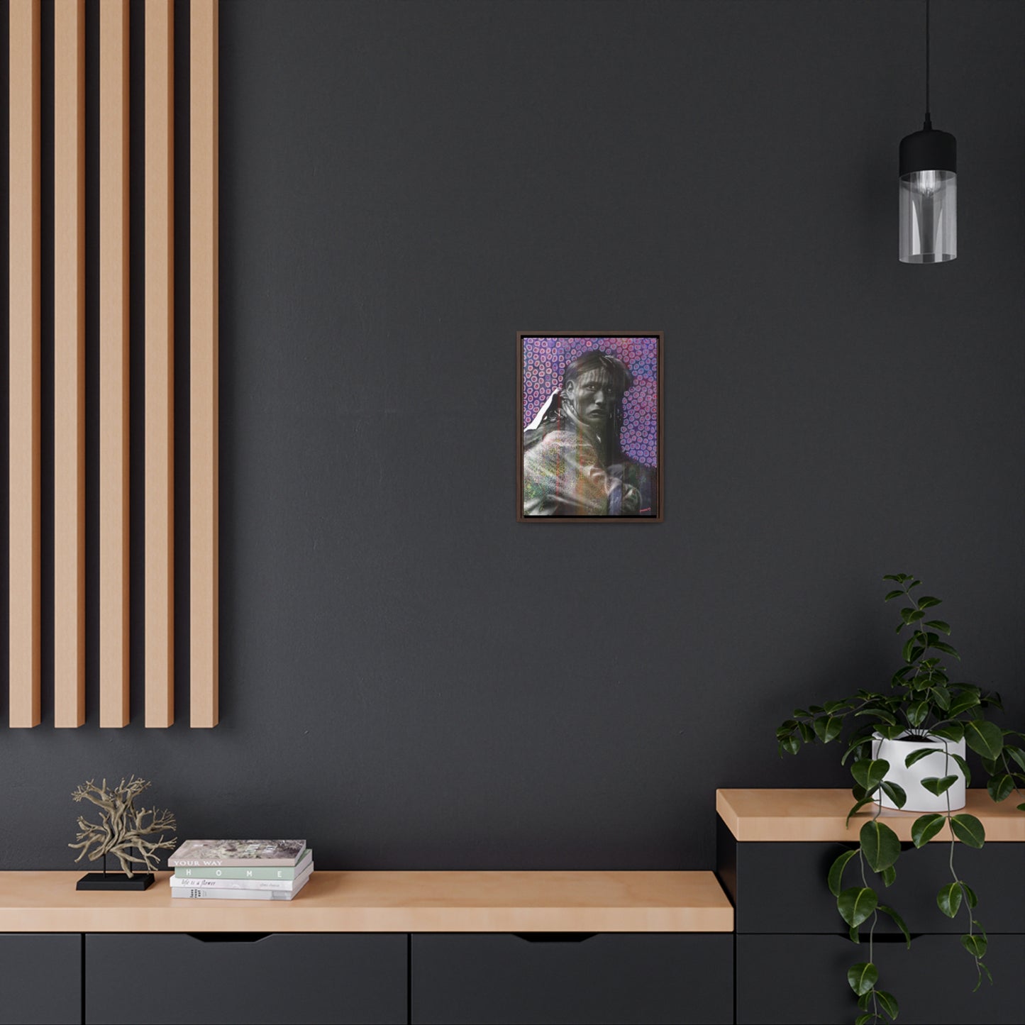 White Belly - Gallery Canvas Wraps, Vertical Frame