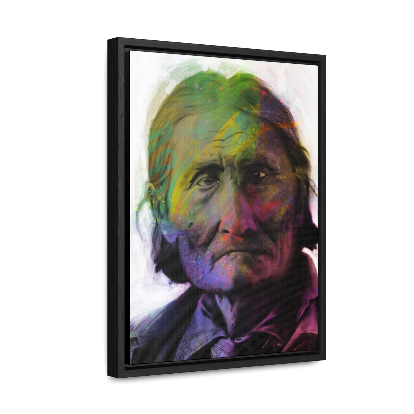 Geronimo - Gallery Canvas Wraps, Vertical Frame