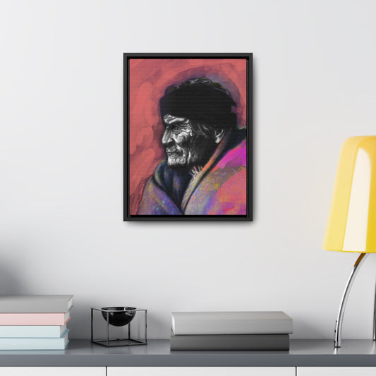 Geronimo Profile - Gallery Canvas Wraps, Vertical Frame