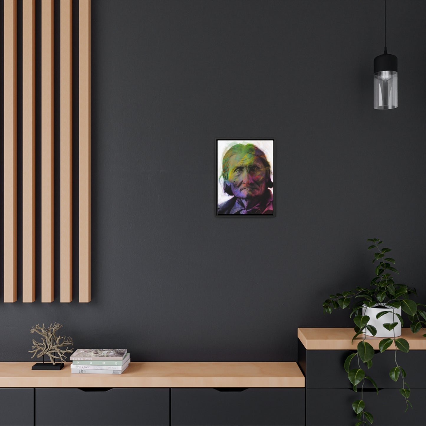 Geronimo - Gallery Canvas Wraps, Vertical Frame