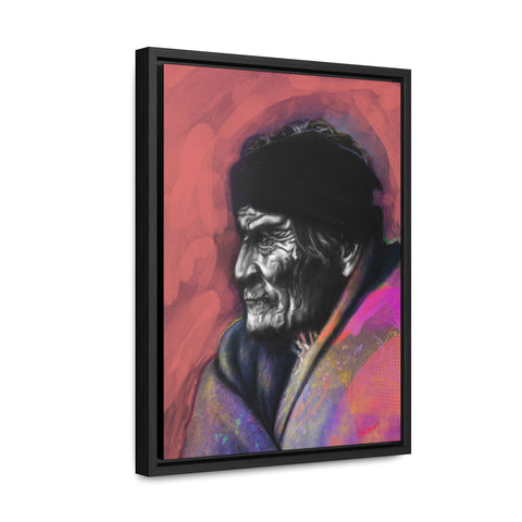Geronimo Profile - Gallery Canvas Wraps, Vertical Frame
