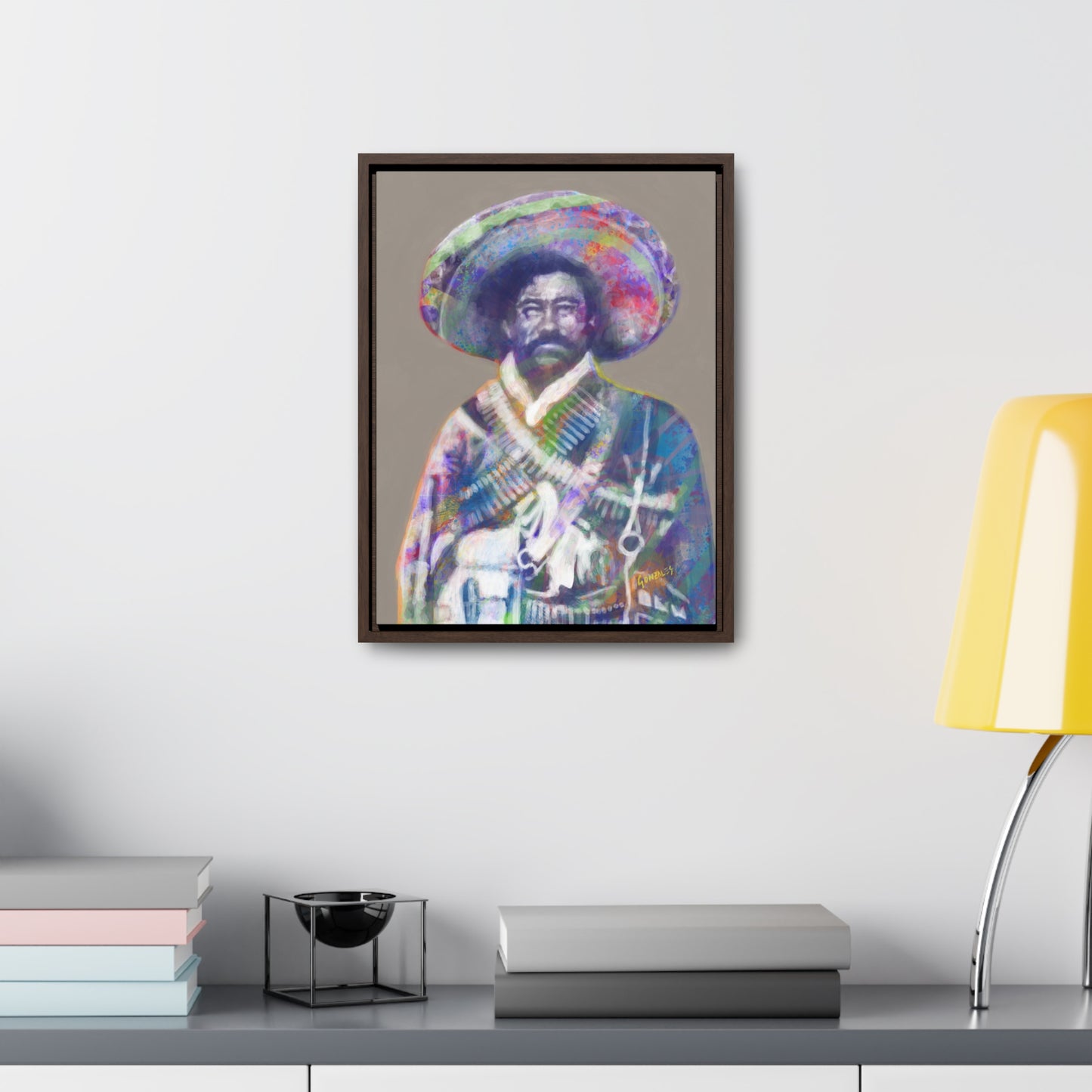 Pancho Villa - Gallery Canvas Wraps, Vertical Frame