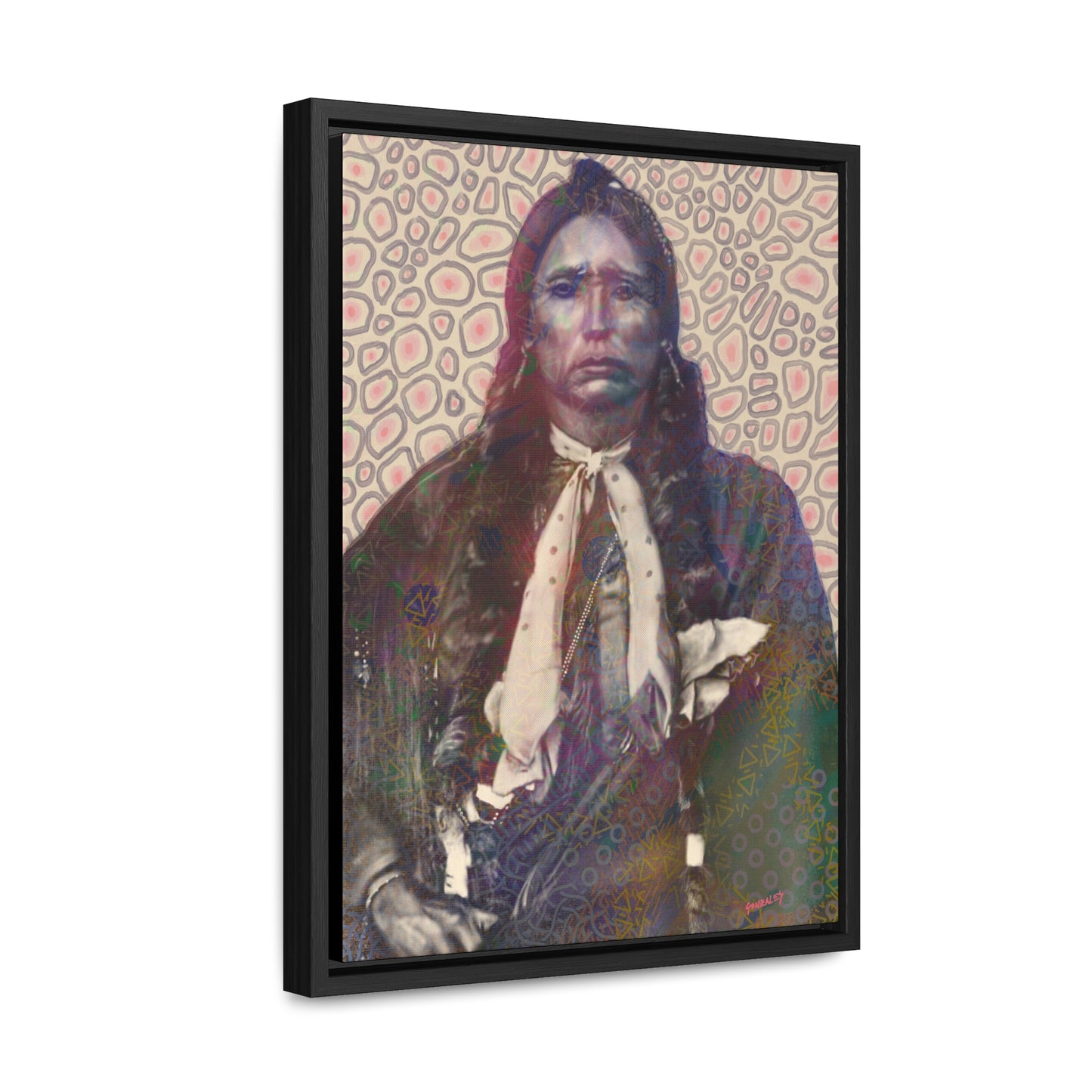 Quanah Parker - Gallery Canvas Wraps, Vertical Frame