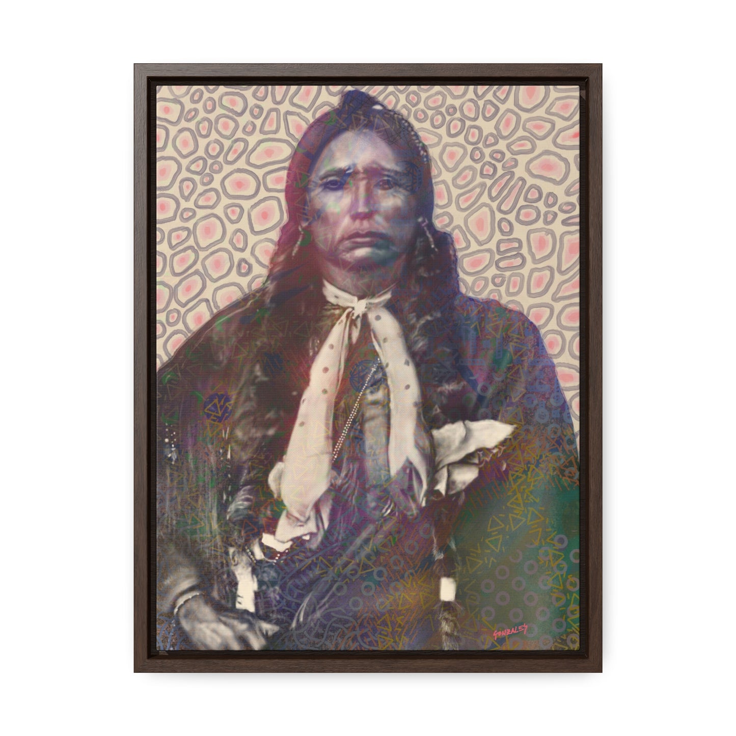 Quanah Parker - Gallery Canvas Wraps, Vertical Frame