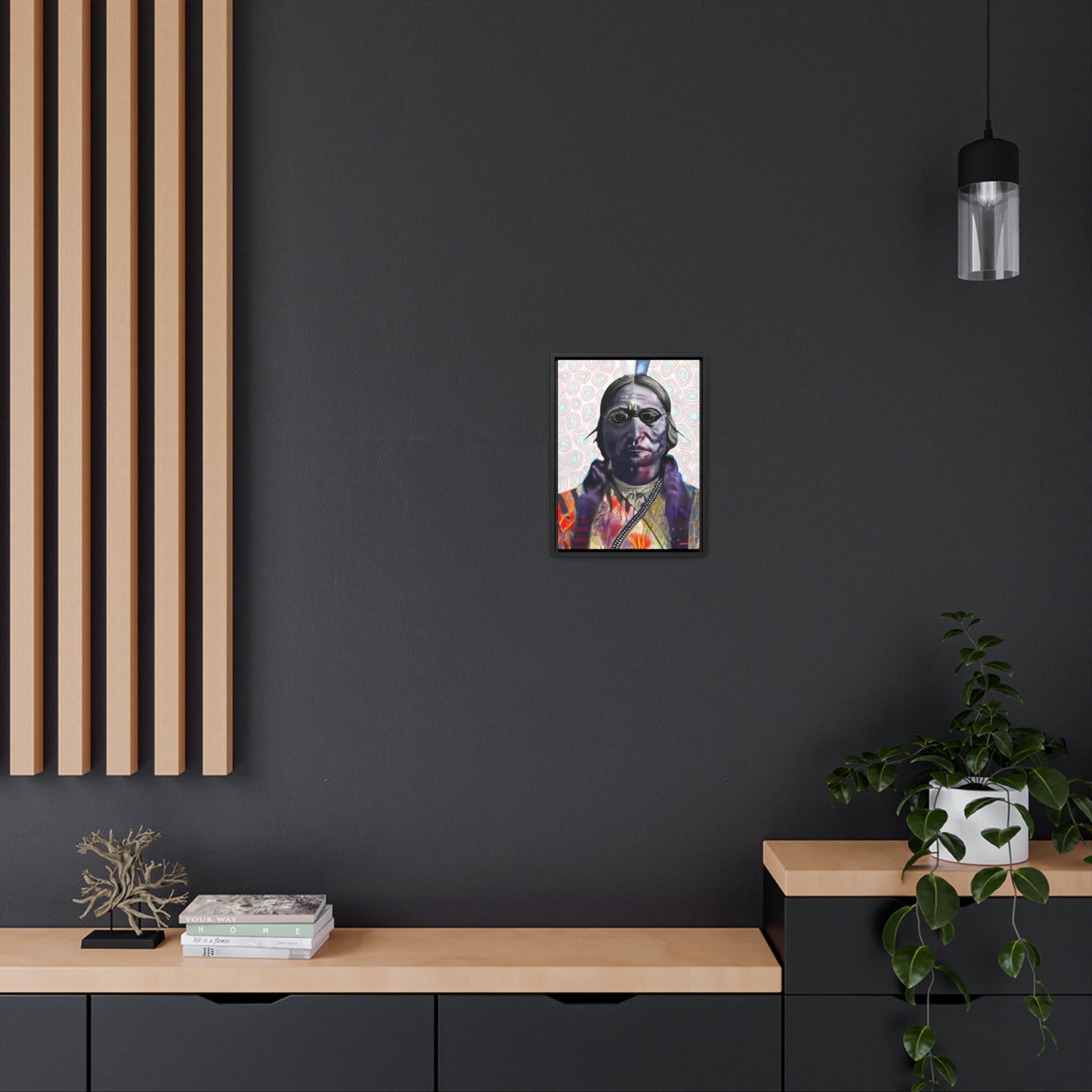 Sitting Bull - Gallery Canvas Wraps, Vertical Frame