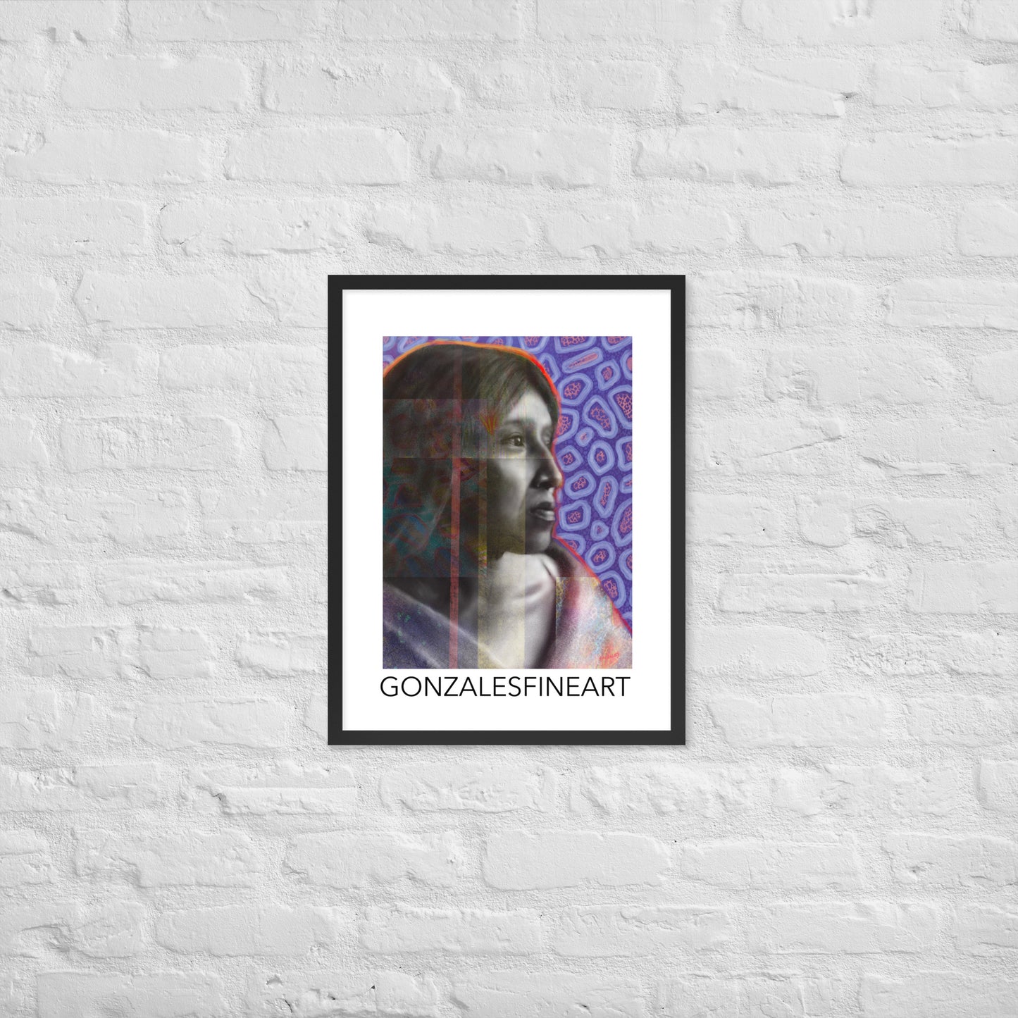 Cahuilla Woman Framed poster