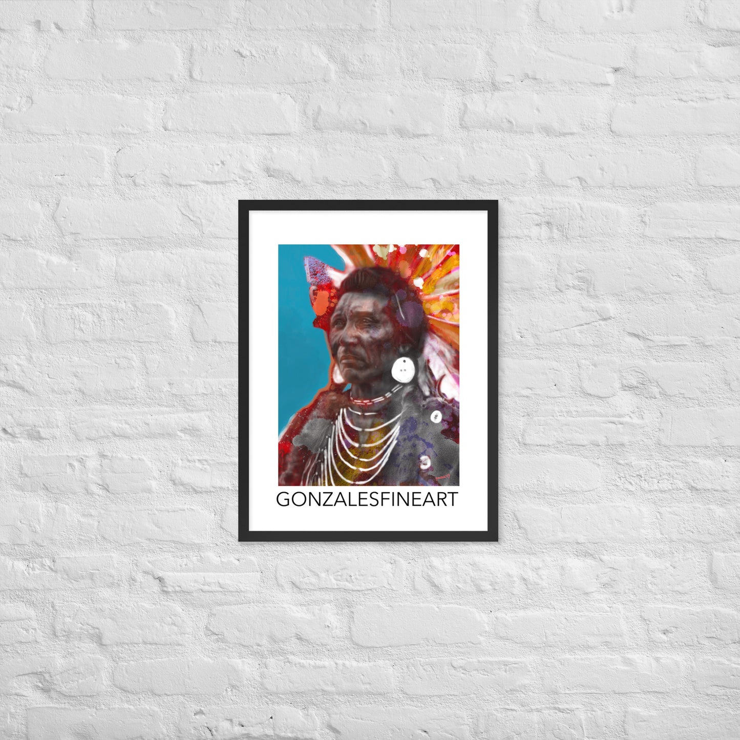 Chief Eagle Framed poster