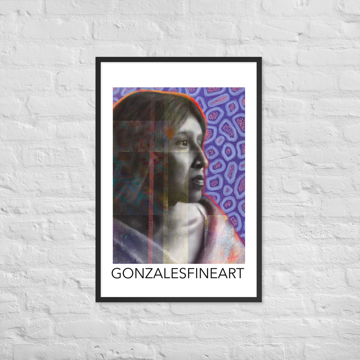 Cahuilla Woman Framed poster