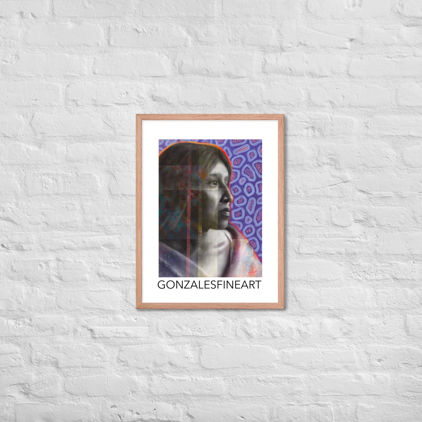 Cahuilla Woman Framed poster