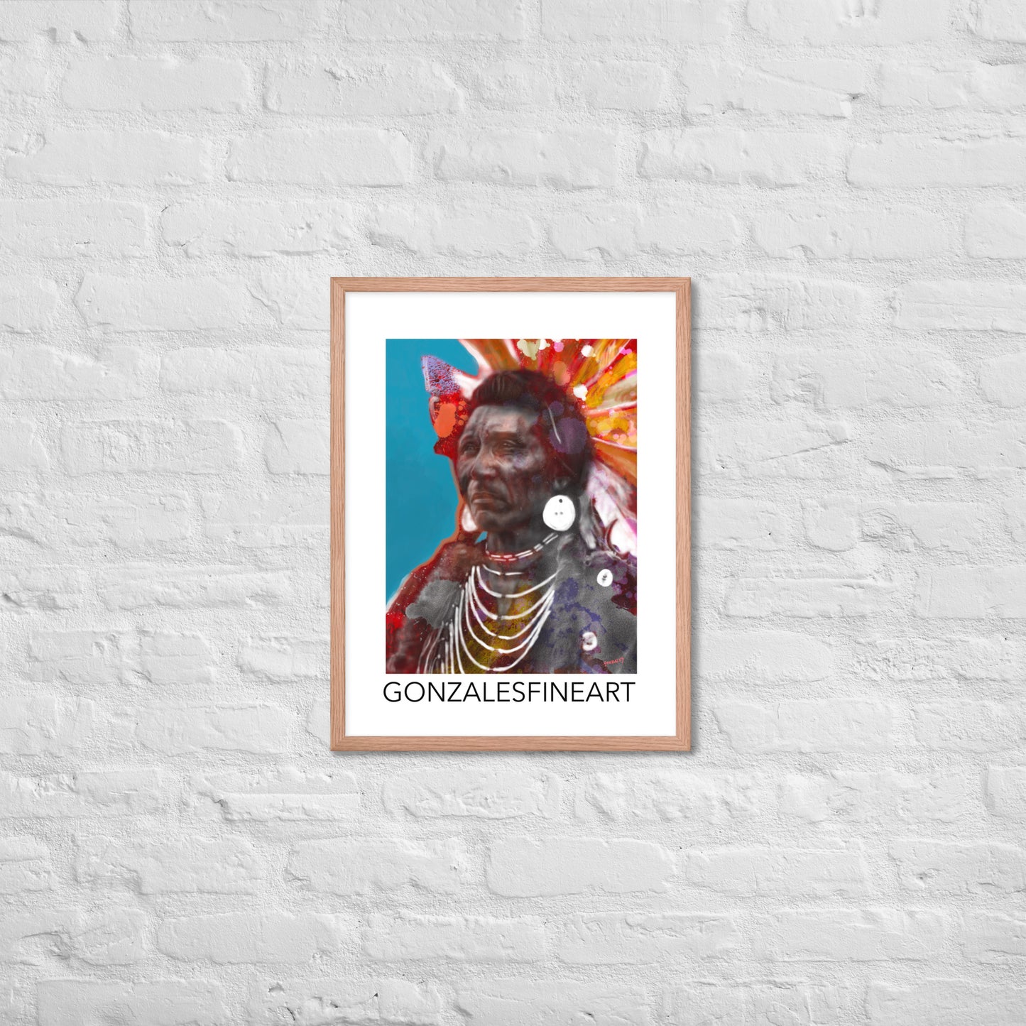 Chief Eagle Framed poster