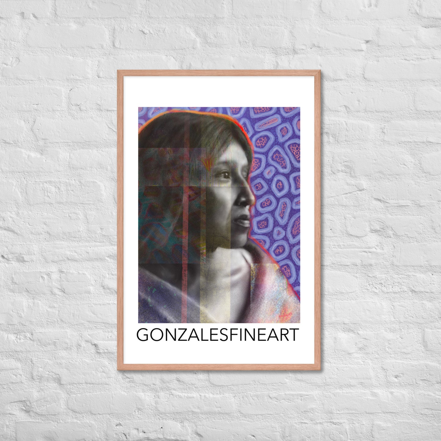 Cahuilla Woman Framed poster