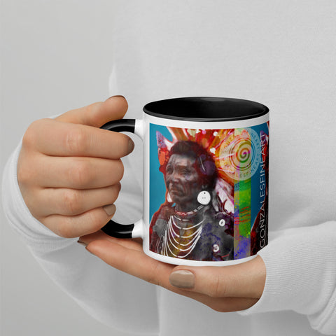 Chief Eagle Mug with Color Inside