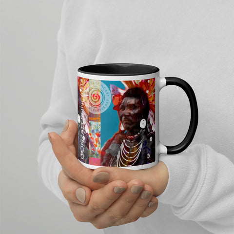 Chief Eagle Mug with Color Inside