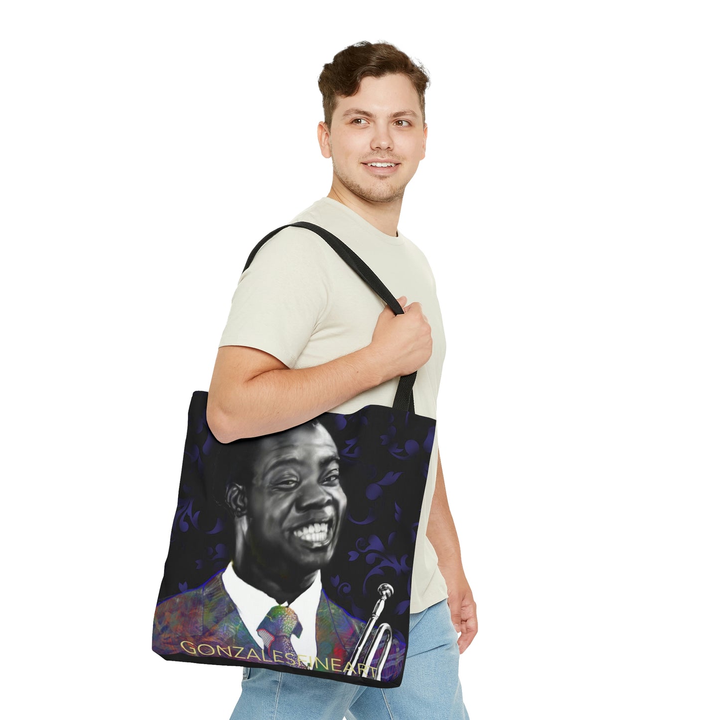 Louis Armstrong Tote Bag