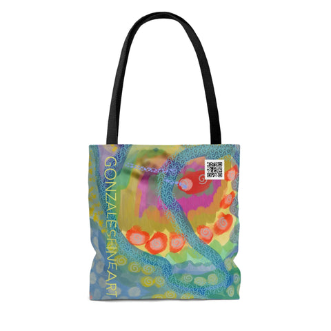 Chief Blue Horse Tote Bag