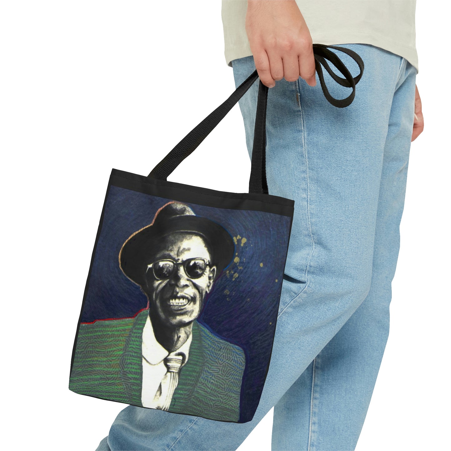 Lightnin Hopkins Tote Bag