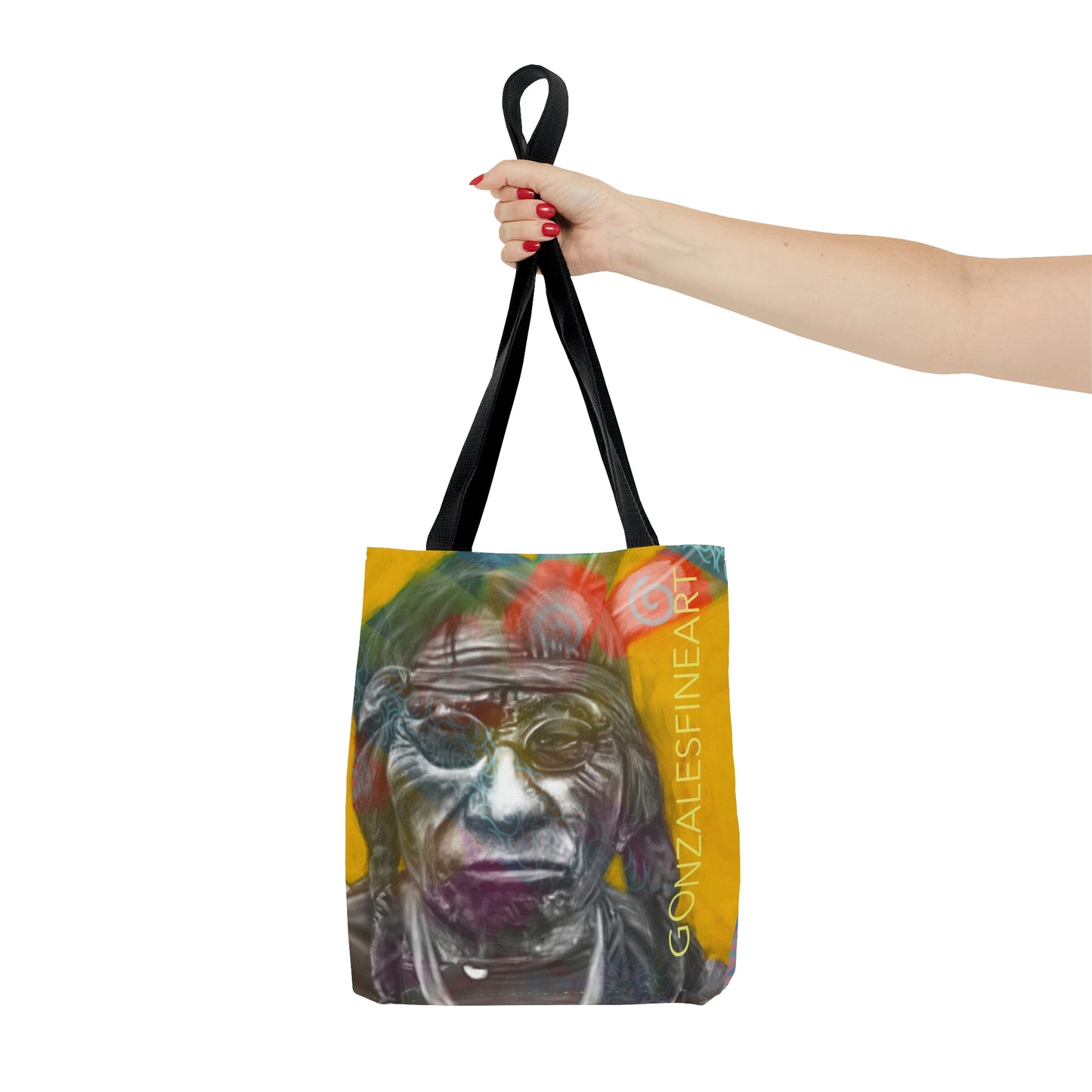 Chief Blue Horse Tote Bag