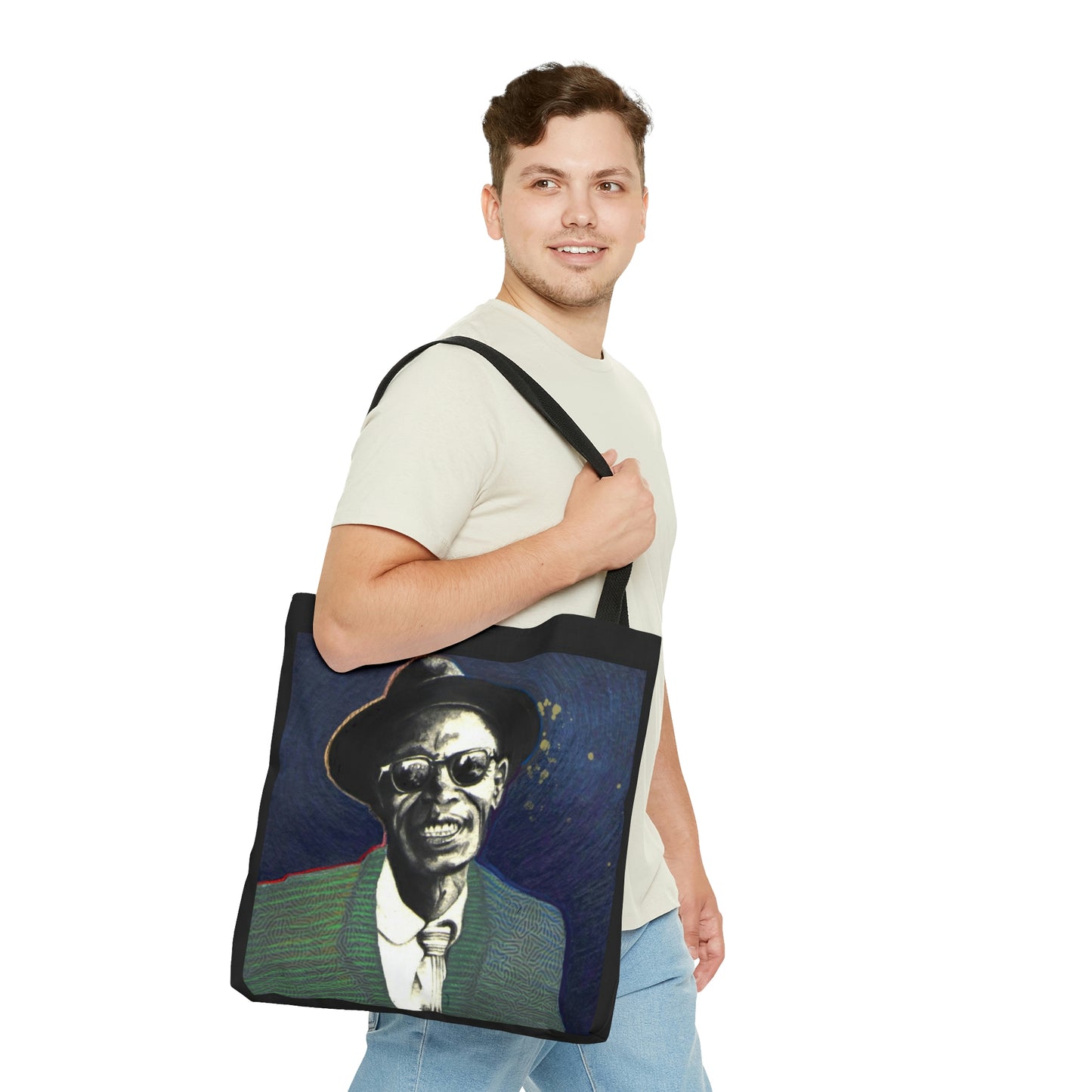 Lightnin Hopkins Tote Bag