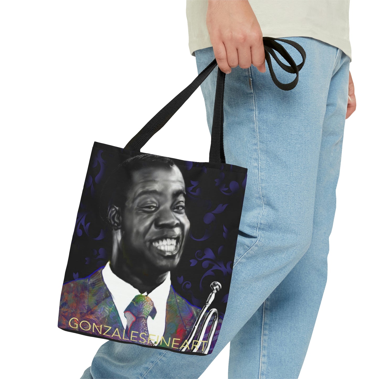 Louis Armstrong Tote Bag