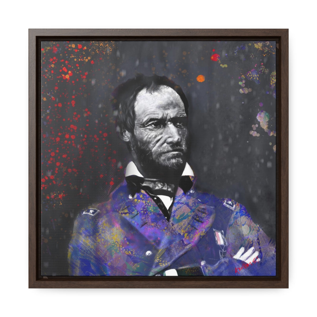 General Sherman Gallery Canvas Wraps, Square Frame