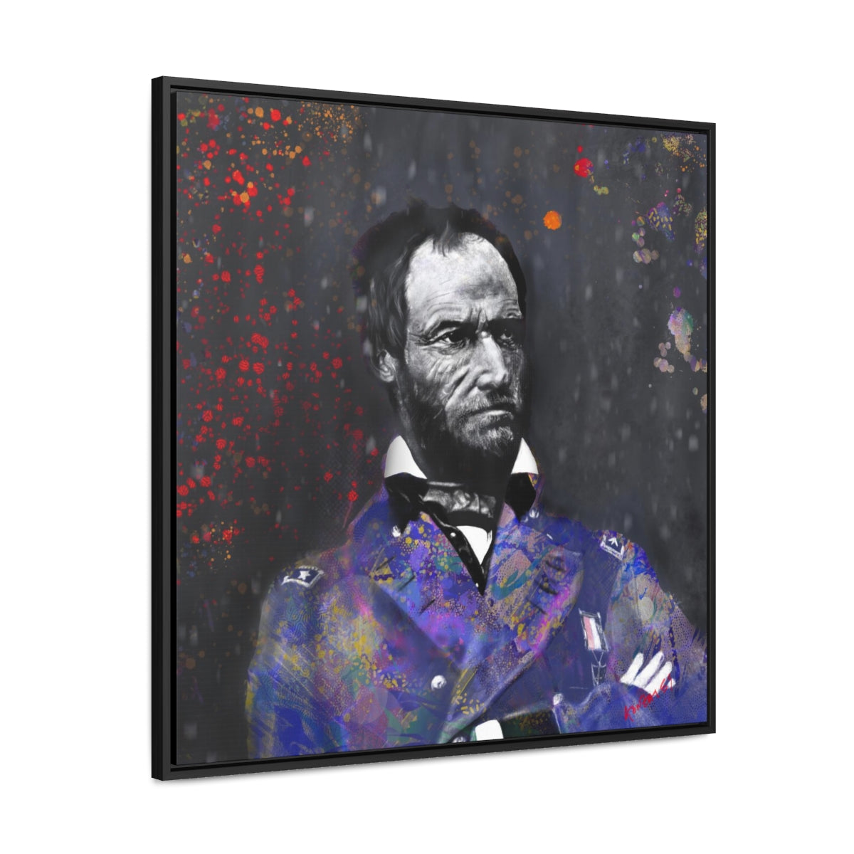 General Sherman Gallery Canvas Wraps, Square Frame