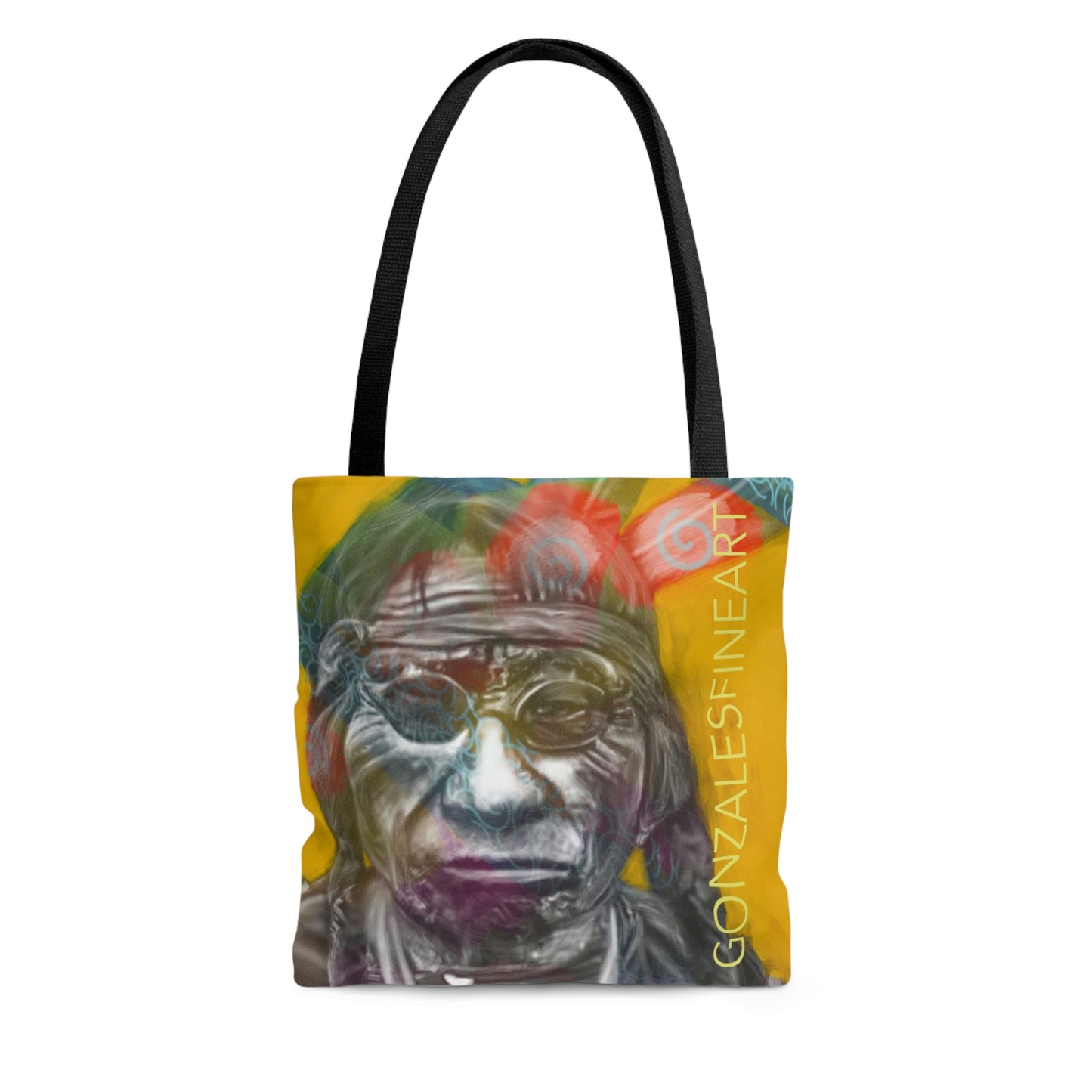 Chief Blue Horse Tote Bag