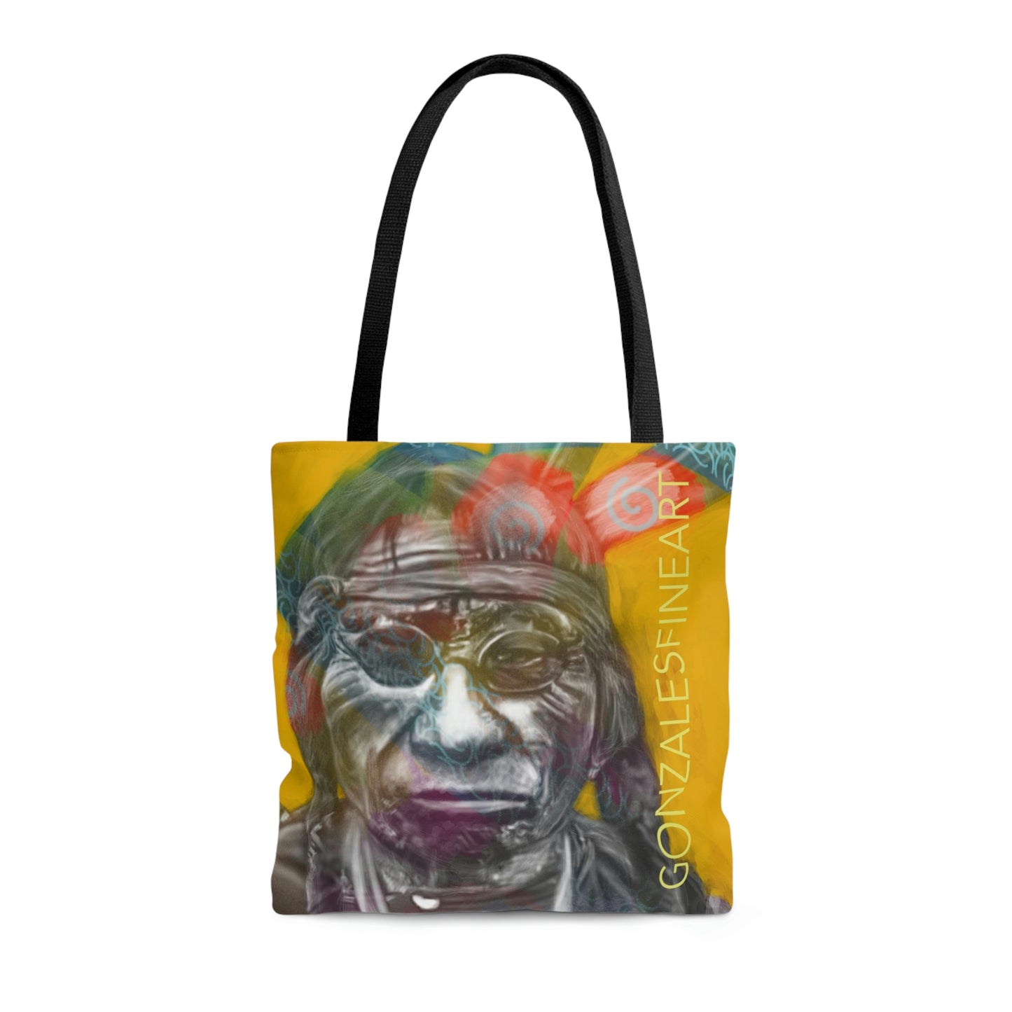 Chief Blue Horse Tote Bag