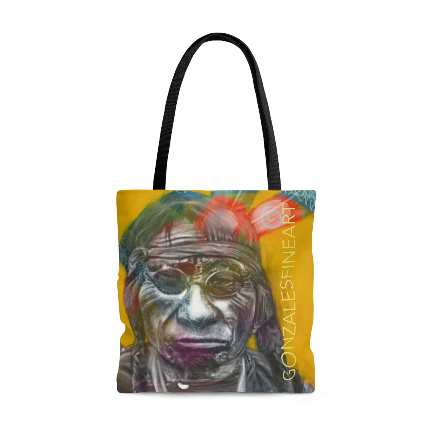 Chief Blue Horse Tote Bag