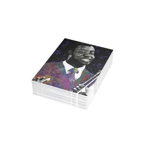 Louis Armstrong Greeting Cards (1, 10, 30, and 50pcs)