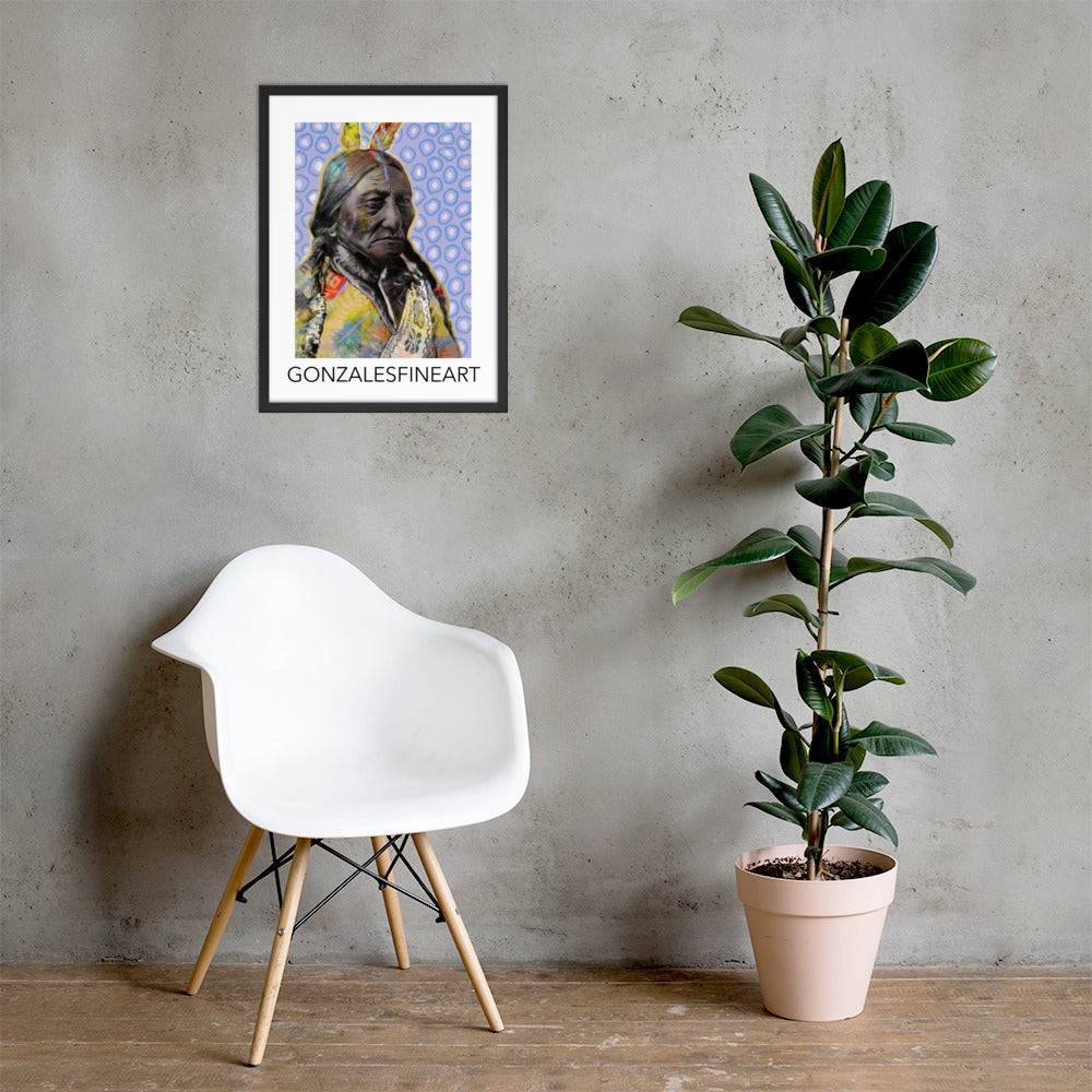 Sitting Bull Framed poster