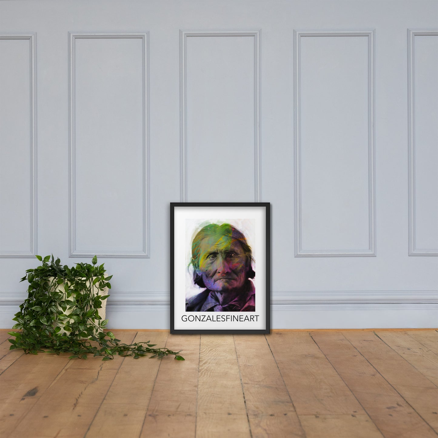 Geronimo Framed poster