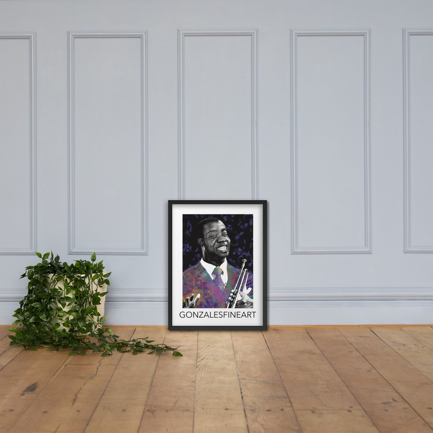 Louis Armstrong Framed poster