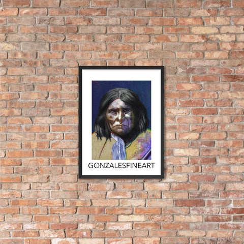 Geronimo Framed poster
